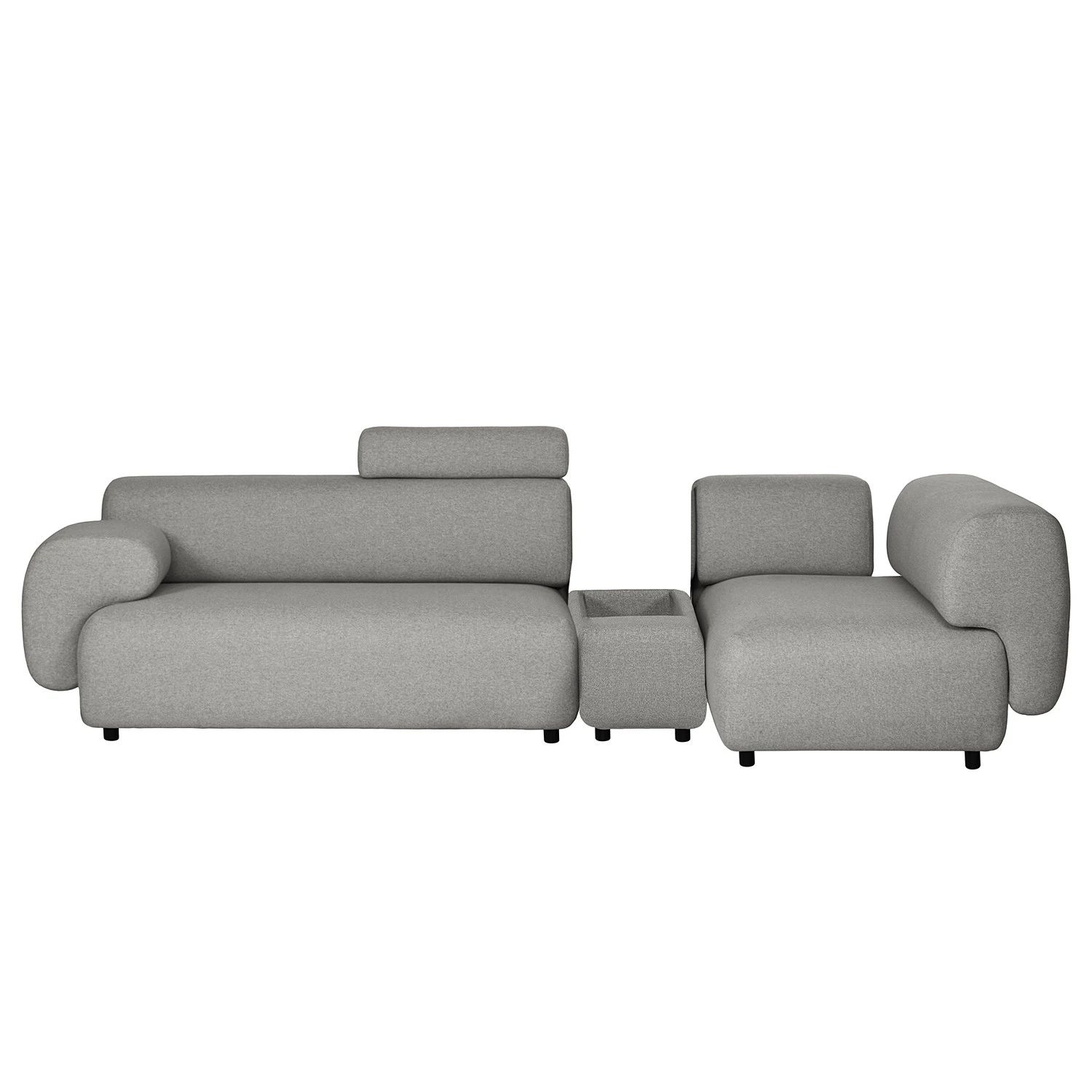 Bizzarto Polsterhocker Imbert - Webstoff Sogol: Rauchgrau - Keine Funktion 6 Bizzarto Polsterhocker Imbert - Webstoff Sogol: Rauchgrau - Keine Funktion – Bild 6