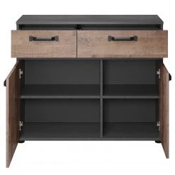 Trendteam Kommode Stripe I - Altholz Dekor / Grau -Wohnzimmermöbel boutique en ligne 1000256960 210409 12322500038 DETAILS P000000001000256960