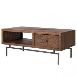 Wolf-Möbel Couchtisch Carving - Akazie massiv