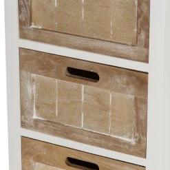 Ridgevalley Kommode Beauvain - Paulownia massiv - Braun / Weiß -Wohnzimmermöbel boutique en ligne 1000257197 210430 13002200064 DETAILS P000000001000257197