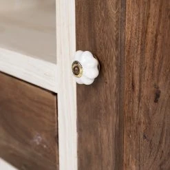 Wolf-Möbel TV-Lowboard Maison - Akazie massiv - Akazie Stone / Antik Weiß -Wohnzimmermöbel boutique en ligne 1000257236 220406 050 DETAILS P000000001000257236