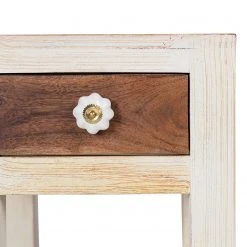 Wolf-Möbel Beistelltisch Maison - Akazie massiv - Akazie Stone / Antik Weiß - Höhe: 60 cm 18 Wolf-Möbel Beistelltisch Maison - Akazie massiv - Akazie Stone / Antik Weiß - Höhe: 60 cm -Wohnzimmermöbel boutique en ligne 1000257241 220407 060 DETAILS P000000001000257241