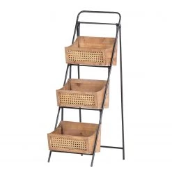 Red Living Regal Nasva - Tanne massiv / Metall - Tanne / Schwarz