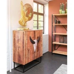 Naturoo Kommode Muhu - Mango massiv / Metall - Mango / Schwarz -Wohnzimmermöbel boutique en ligne 1000259765 210421 08210100029 MOOD DETAILS P000000001000259765 mood