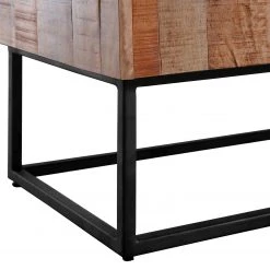 Naturoo Kommode Muhu - Mango massiv / Metall - Mango / Schwarz -Wohnzimmermöbel boutique en ligne 1000259765 210421 08210300031 DETAILS P000000001000259765