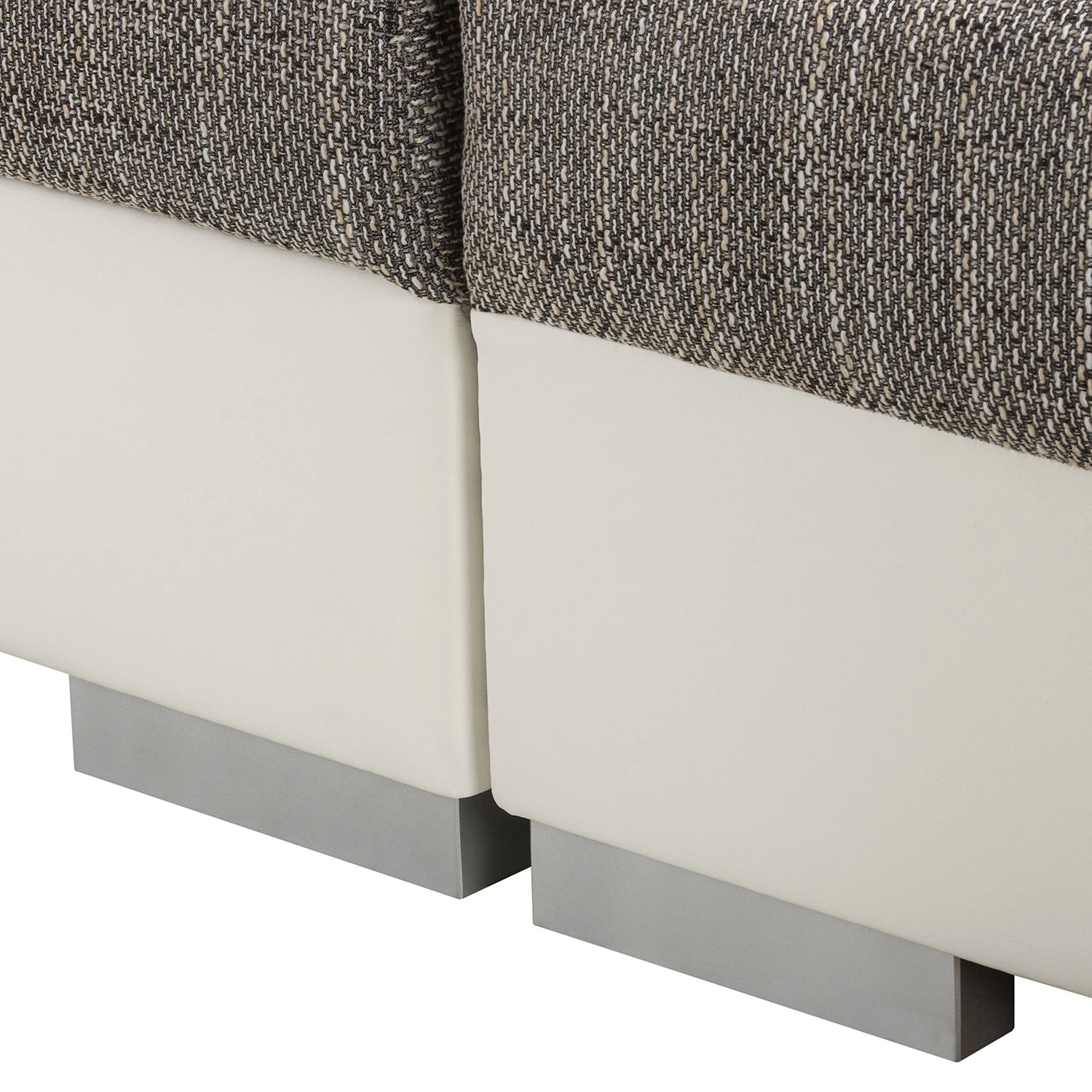 Loftscape Bigsofa Canton I - Kunstleder / Strukturstoff - Weiß / Hellgrau 11 Loftscape Bigsofa Canton I - Kunstleder / Strukturstoff - Weiß / Hellgrau – Bild 11