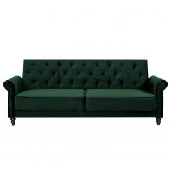 Maison Belfort Schlafsofa Brampton - Samt Criada: Dunkelgrün -Wohnzimmermöbel boutique en ligne 1000260256 220127 06322000040 DETAILS P000000001000260256