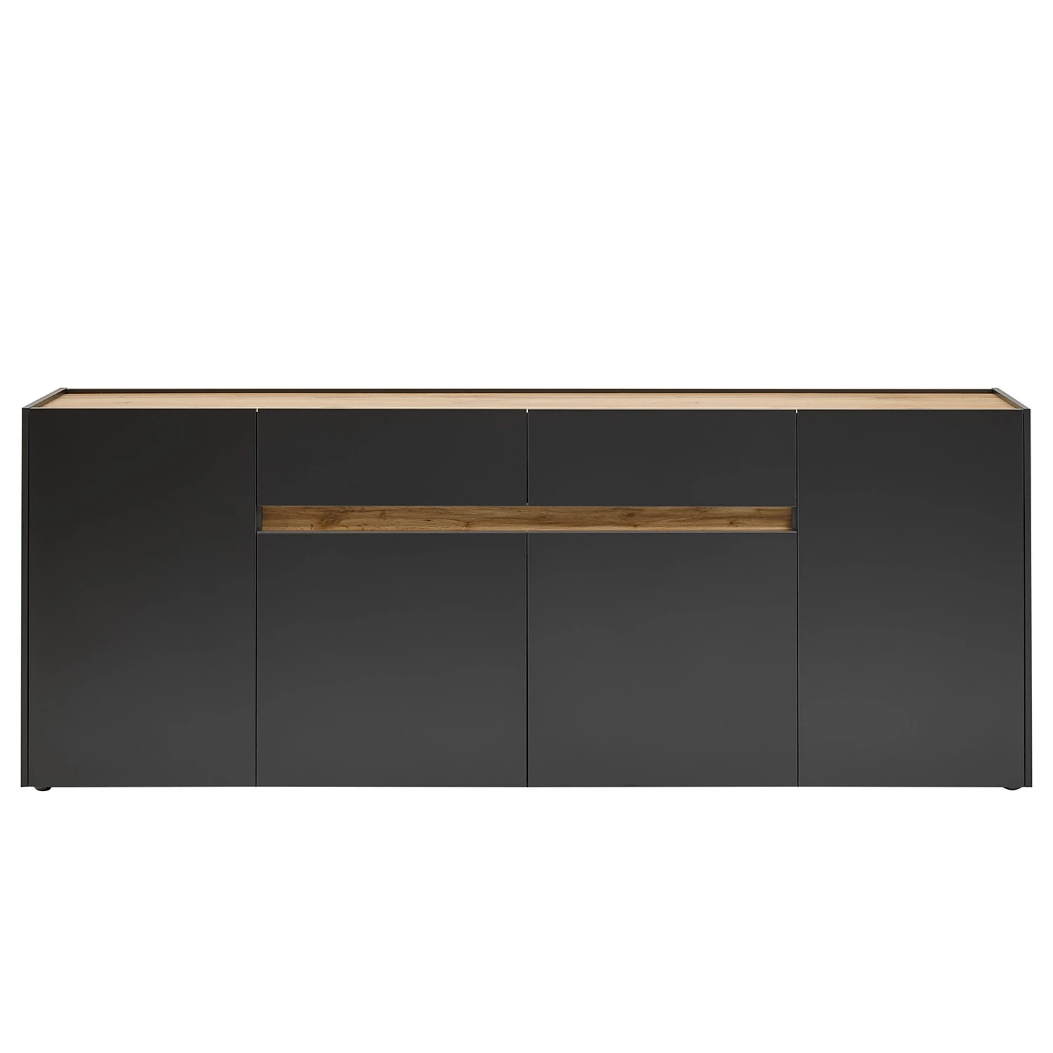 Norrwood Sideboard Olon - Anthrazit - Breite: 220 cm 3 Norrwood Sideboard Olon - Anthrazit - Breite: 220 cm – Bild 3