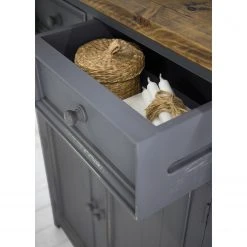 Maison Belfort Vertiko Balignton - Kiefer massiv - Grau -Wohnzimmermöbel boutique en ligne 1000260760 220126 13523000056 DETAILS P000000001000260760