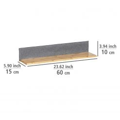 WENKO Wandregal Bahari - Bambus massiv - Bambus / Grau -Wohnzimmermöbel boutique en ligne 1000260945 210423 13344300151 DETAILS P000000001000260945