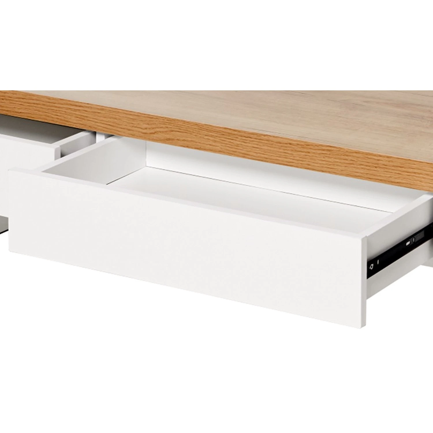 Jahnke Couchtisch Libre Coffee - Kerneiche Dekor / Weiß 8 Jahnke Couchtisch Libre Coffee - Kerneiche Dekor / Weiß – Bild 8