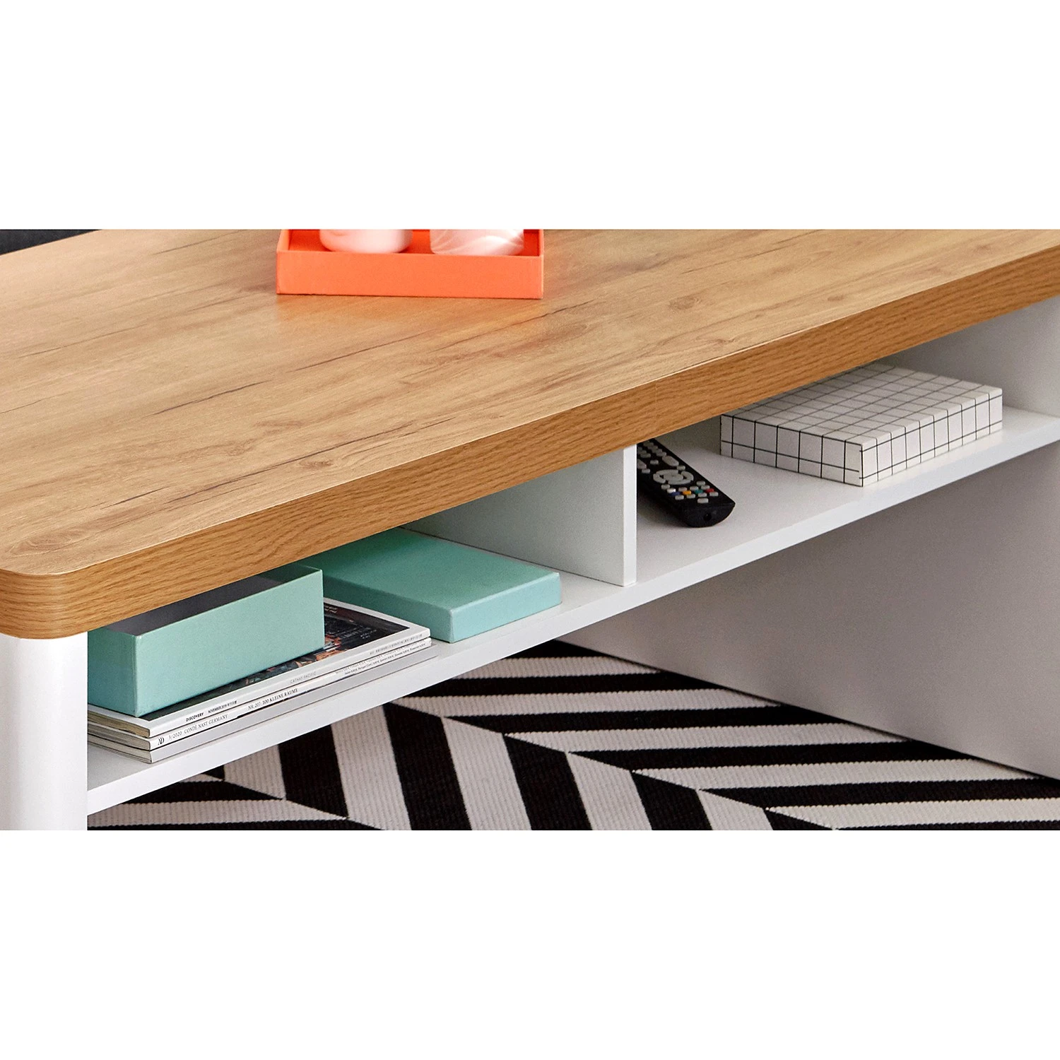 Jahnke Couchtisch Libre Coffee - Kerneiche Dekor / Weiß 11 Jahnke Couchtisch Libre Coffee - Kerneiche Dekor / Weiß – Bild 11