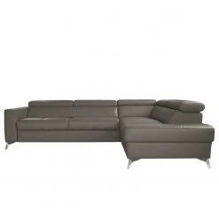 Loftscape Ecksofa Adamo - Echtleder Mabel: Sahara dunkel - Ottomane davorstehend rechts - Mit Schlaffunktion -Wohnzimmermöbel boutique en ligne 1000263597 210601 15004700603 DETAILS P000000001000263597
