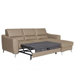 Loftscape Ecksofa Vercheny II - Echtleder Mabel: Sahara dunkel - Longchair beidseitig montierbar - Mit Schlaffunktion -Wohnzimmermöbel boutique en ligne 1000263610 210601 15011601168 DETAILS P000000001000263610