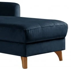 Loftscape Ecksofa Heimari I - Samt Safa: Dunkelblau - Longchair davorstehend rechts - Mit Schlaffunktion -Wohnzimmermöbel boutique en ligne 1000263618 220517 110 DETAILS P000000001000263618