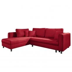 Fredriks Ecksofa Sulka - Microfaser Amaia: Rot