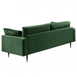 Maison Belfort Sofa Venette (2,5-Sitzer) - Microfaser - Microfaser Bruna: Dunkelgrün -Wohnzimmermöbel boutique en ligne 1000264997 210827 06175300231 DETAILS P000000001000264997