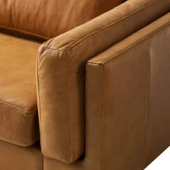 Studio Copenhagen 2,5-Sitzer Sofa COSO Classic+ - Echtleder Taru: Hellbraun - Eiche Dunkel -Wohnzimmermöbel boutique en ligne 1000265053 211007 14073800319 DETAILS P000000001000265053