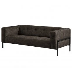 Mørteens Sofa Vernioz (3-Sitzer) - Webstoff - Webstoff Adela: Graubraun