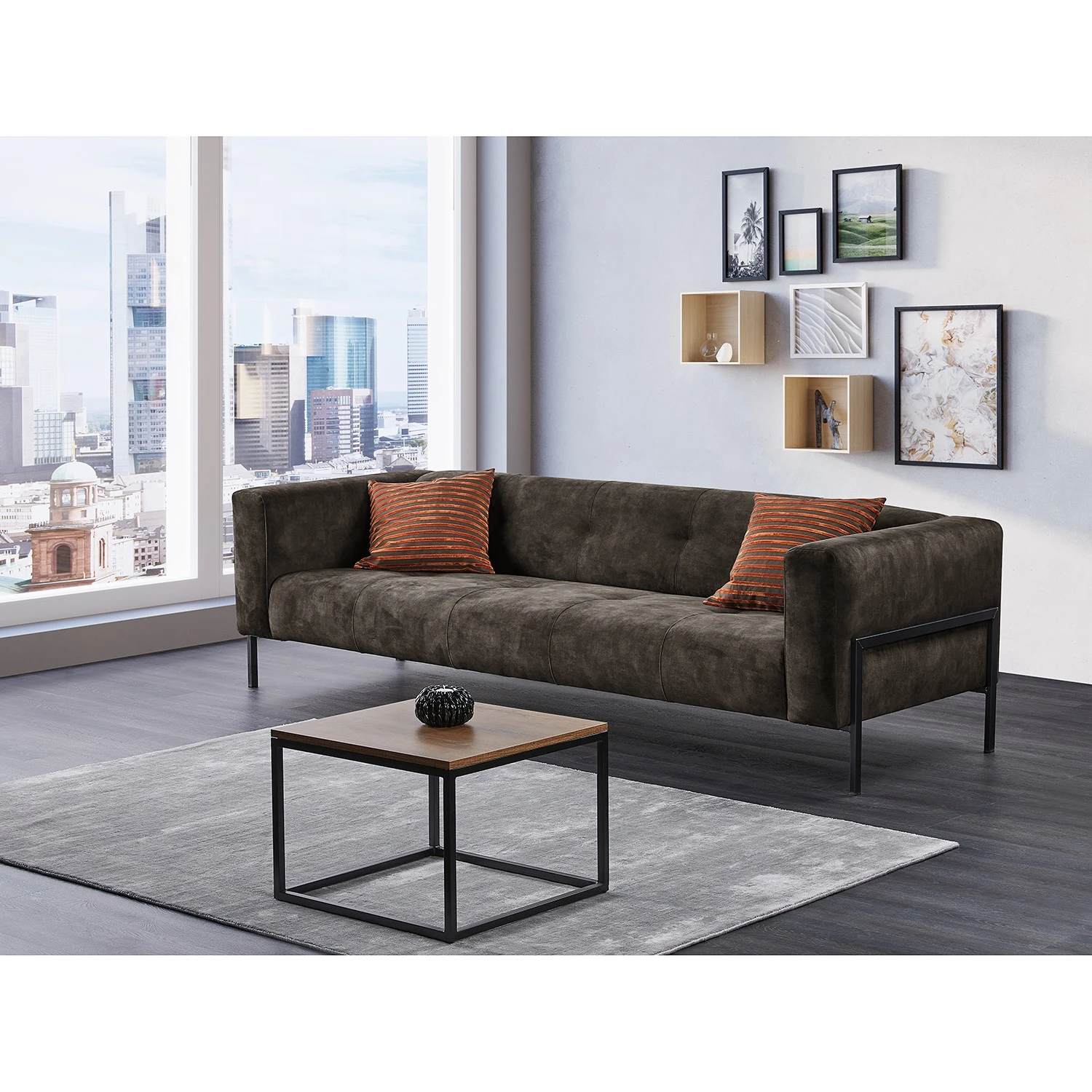 Mørteens Sofa Vernioz (3-Sitzer) - Webstoff - Webstoff Adela: Graubraun 2 Mørteens Sofa Vernioz (3-Sitzer) - Webstoff - Webstoff Adela: Graubraun – Bild 2