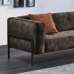 Mørteens Bigsofa Vernioz - Webstoff - Webstoff Adela: Graubraun -Wohnzimmermöbel boutique en ligne 1000265065 210827 06190900908 DETAILS P000000001000265065