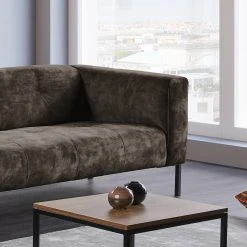 Mørteens Bigsofa Vernioz - Webstoff - Webstoff Adela: Graubraun -Wohnzimmermöbel boutique en ligne 1000265065 210827 06190900909 DETAILS P000000001000265065