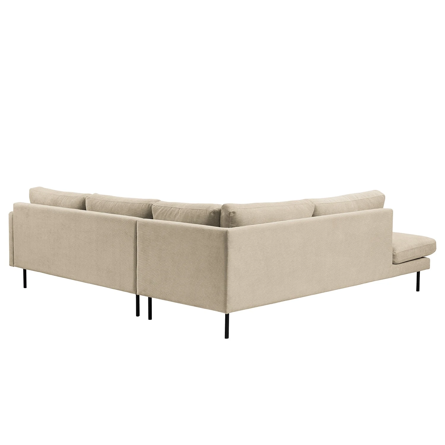 Mørteens Ecksofa Landos I - Cordstoff Licia: Creme - Ottomane davorstehend links 4 Mørteens Ecksofa Landos I - Cordstoff Licia: Creme - Ottomane davorstehend links – Bild 4