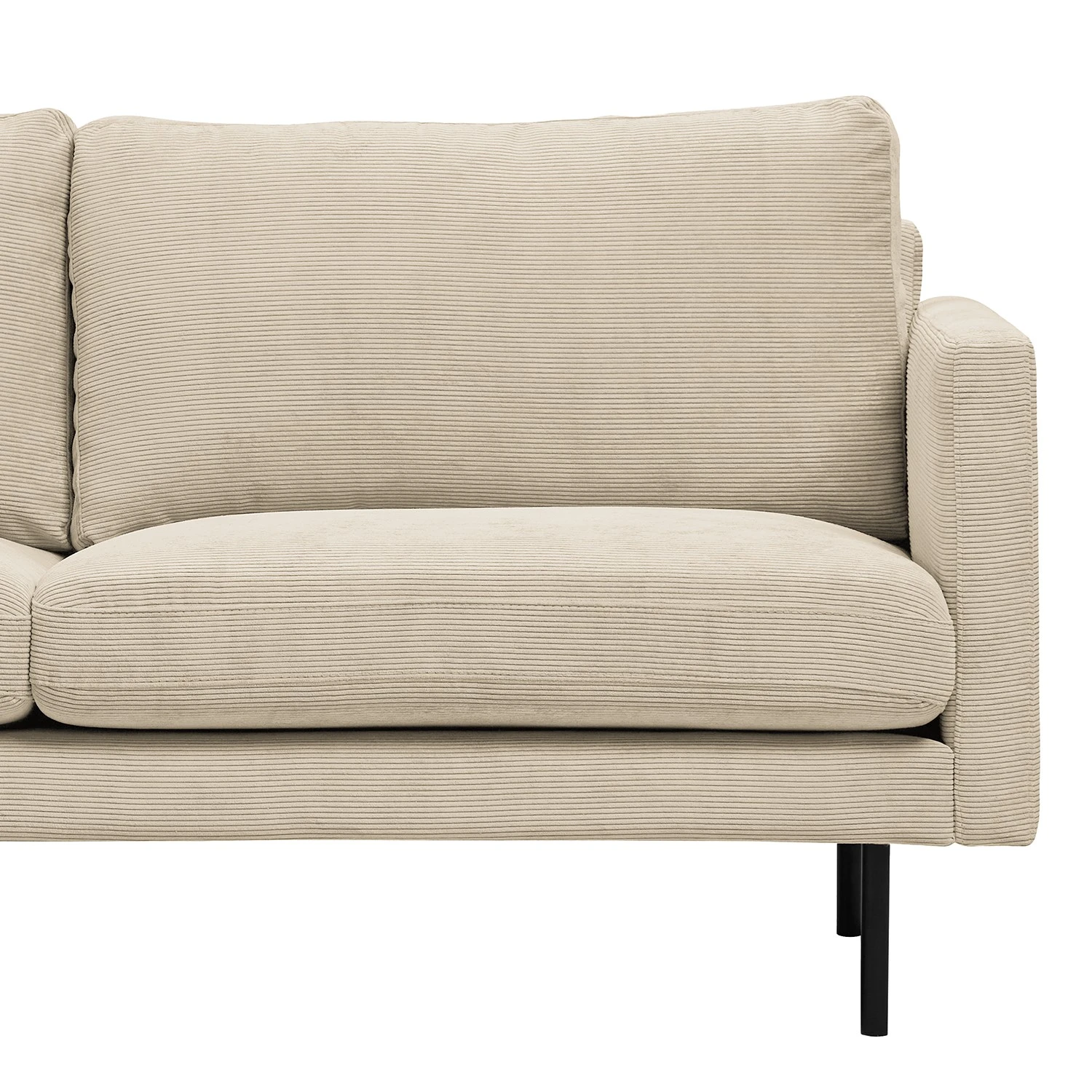 Mørteens Ecksofa Landos I - Cordstoff Licia: Creme - Ottomane davorstehend links 5 Mørteens Ecksofa Landos I - Cordstoff Licia: Creme - Ottomane davorstehend links – Bild 5