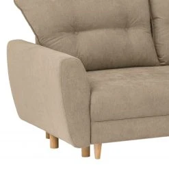 Norrwood Ecksofa Cab - Microfaser - Microfaser Enza: Hellbeige - Longchair davorstehend rechts -Wohnzimmermöbel boutique en ligne 1000266779 210527 11181700332 DETAILS P000000001000266779