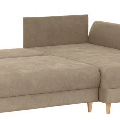 Norrwood Ecksofa Cab - Microfaser - Microfaser Enza: Hellbeige - Longchair davorstehend rechts -Wohnzimmermöbel boutique en ligne 1000266779 210527 11181700333 DETAILS P000000001000266779