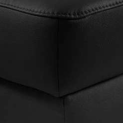 Loftscape Wohnlandschaft Bussy - Echtleder - Echtleder Moja: Schwarz - Longchair davorstehend rechts / Ottomane links - Mit Schlaffunktion -Wohnzimmermöbel boutique en ligne 1000266810 210527 11184000584 DETAILS P000000001000266810