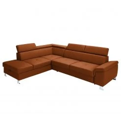 Loftscape Ecksofa Busene - Echtleder - Echtleder Moja: Rehbraun - Ottomane davorstehend links - Mit Schlaffunktion -Wohnzimmermöbel boutique en ligne 1000266869 210527 11200601223 DETAILS P000000001000266869