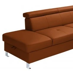 Loftscape Ecksofa Busene - Echtleder - Echtleder Moja: Rehbraun - Ottomane davorstehend links - Mit Schlaffunktion -Wohnzimmermöbel boutique en ligne 1000266869 210527 11200601226 DETAILS P000000001000266869