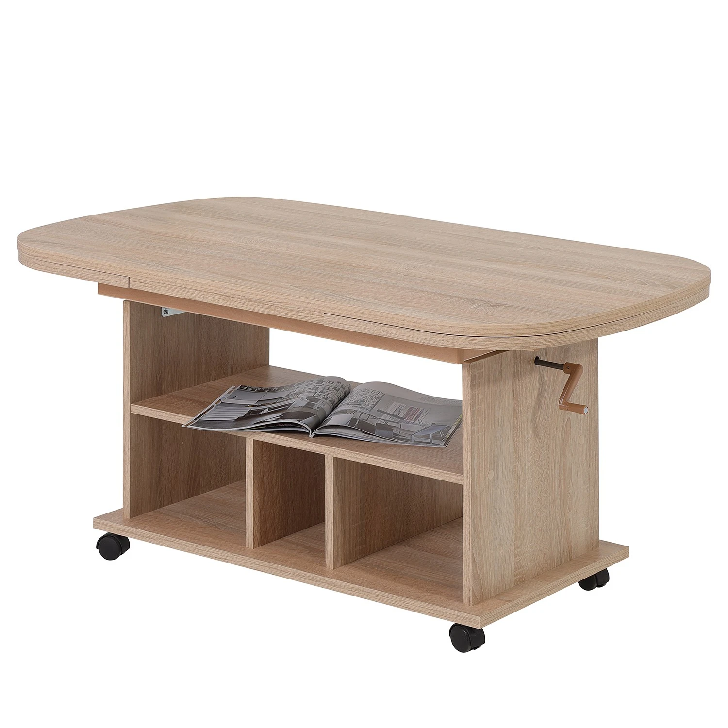 Loftscape Couchtisch Bergen - Eiche Sonoma Dekor 1 Loftscape Couchtisch Bergen - Eiche Sonoma Dekor