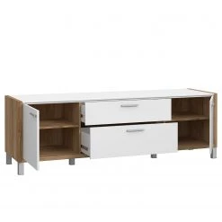 Norrwood TV-Lowboard Boyd I - Weiß / Eiche Dekor -Wohnzimmermöbel boutique en ligne 1000270231 210609 06155600144 DETAILS P000000001000270231