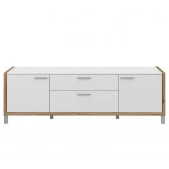 Norrwood TV-Lowboard Boyd I - Weiß / Eiche Dekor -Wohnzimmermöbel boutique en ligne 1000270231 210609 06155600145 DETAILS P000000001000270231