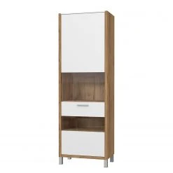 Norrwood Standvitrine Boyd - Weiß / Eiche Dekor -Wohnzimmermöbel boutique en ligne 1000270239 210609 06160000211 DETAILS P000000001000270239