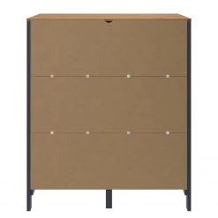 Maison Belfort Wohnwand Rivery II (4-teilig) - Kiefer massiv - Anthrazit -Wohnzimmermöbel boutique en ligne 1000270711 210602 13543400031 DETAILS P000000001000270711