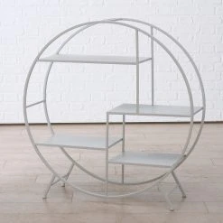 Boltze Regal Carlton - Metall - Weiß -Wohnzimmermöbel boutique en ligne 1000270910 210709 14012400115 DETAILS P000000001000270910