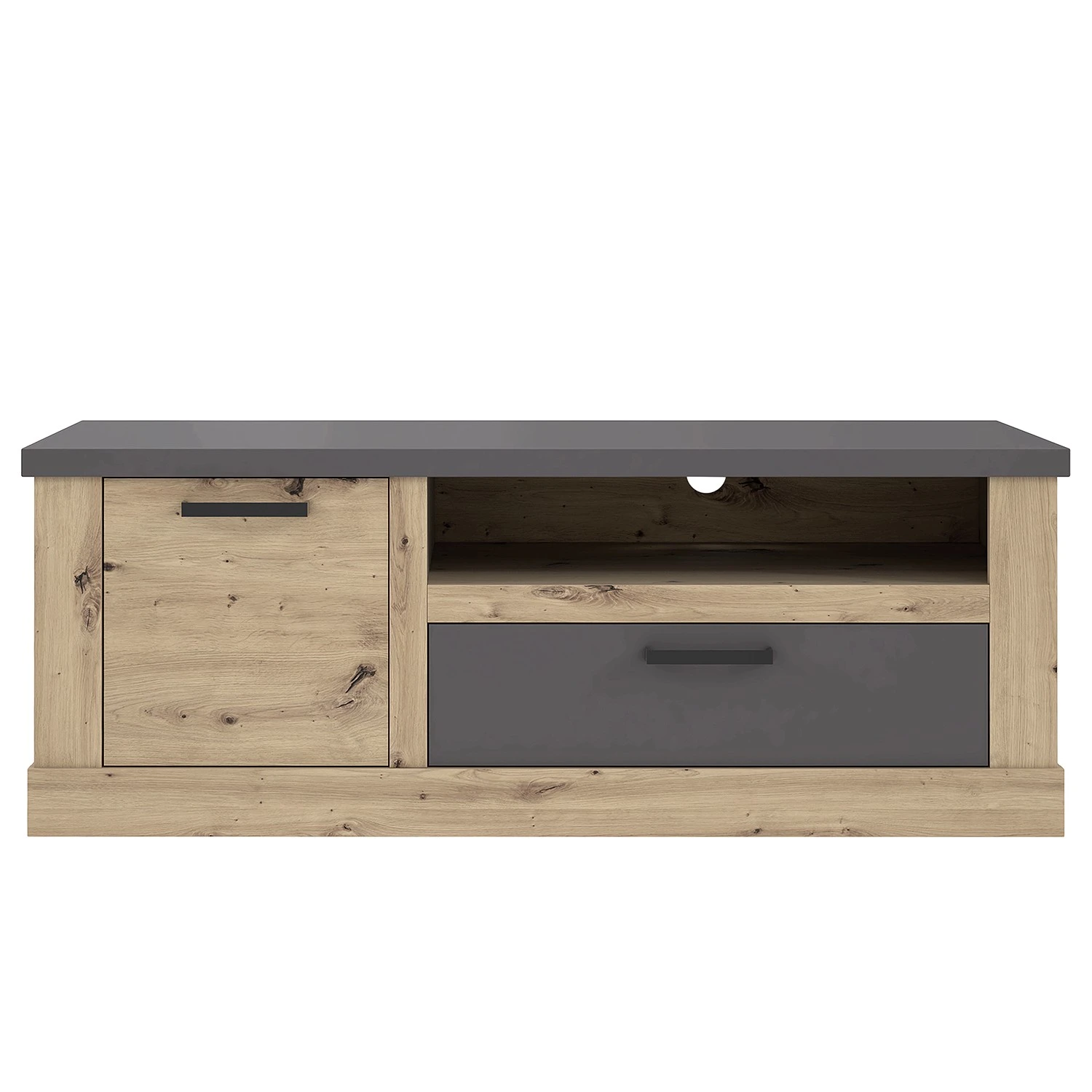 Ridgevalley TV-Lowboard Moro - Eiche Artisan Dekor / Grau 3 Ridgevalley TV-Lowboard Moro - Eiche Artisan Dekor / Grau – Bild 3