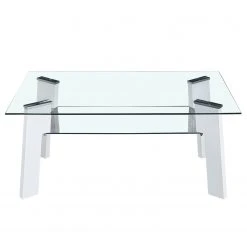 Loftscape Couchtisch Aken - Glas - Hochglanz Weiß 5 Loftscape Couchtisch Aken - Glas - Hochglanz Weiß -Wohnzimmermöbel boutique en ligne 1000273494 210615 13505800054 DETAILS P000000001000273494