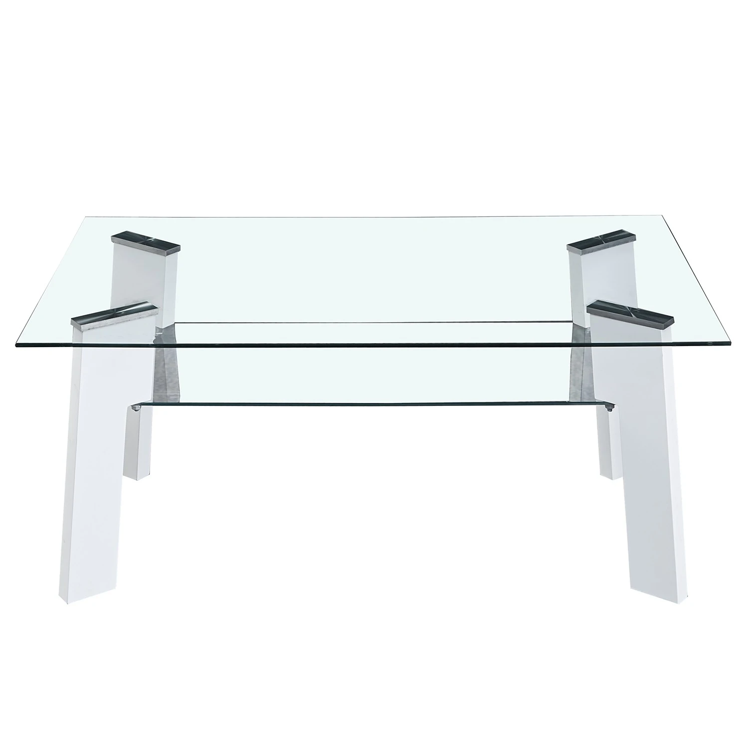 Loftscape Couchtisch Aken - Glas - Hochglanz Weiß 3 Loftscape Couchtisch Aken - Glas - Hochglanz Weiß – Bild 3