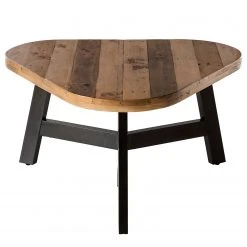 Ars manufacti Couchtisch Tamati (2er-Set) - Altholz Pinie / Metall - Pinie Dunkel / Schwarz -Wohnzimmermöbel boutique en ligne 1000276639 210629 06145100012 DETAILS P000000001000276639