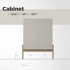 Studio Copenhagen Kommode Cooby - Muschelweiß / Eiche Hell -Wohnzimmermöbel boutique en ligne 1000276946 211111 1449020000502 SKETCH DETAILS P000000001000276946 sketch