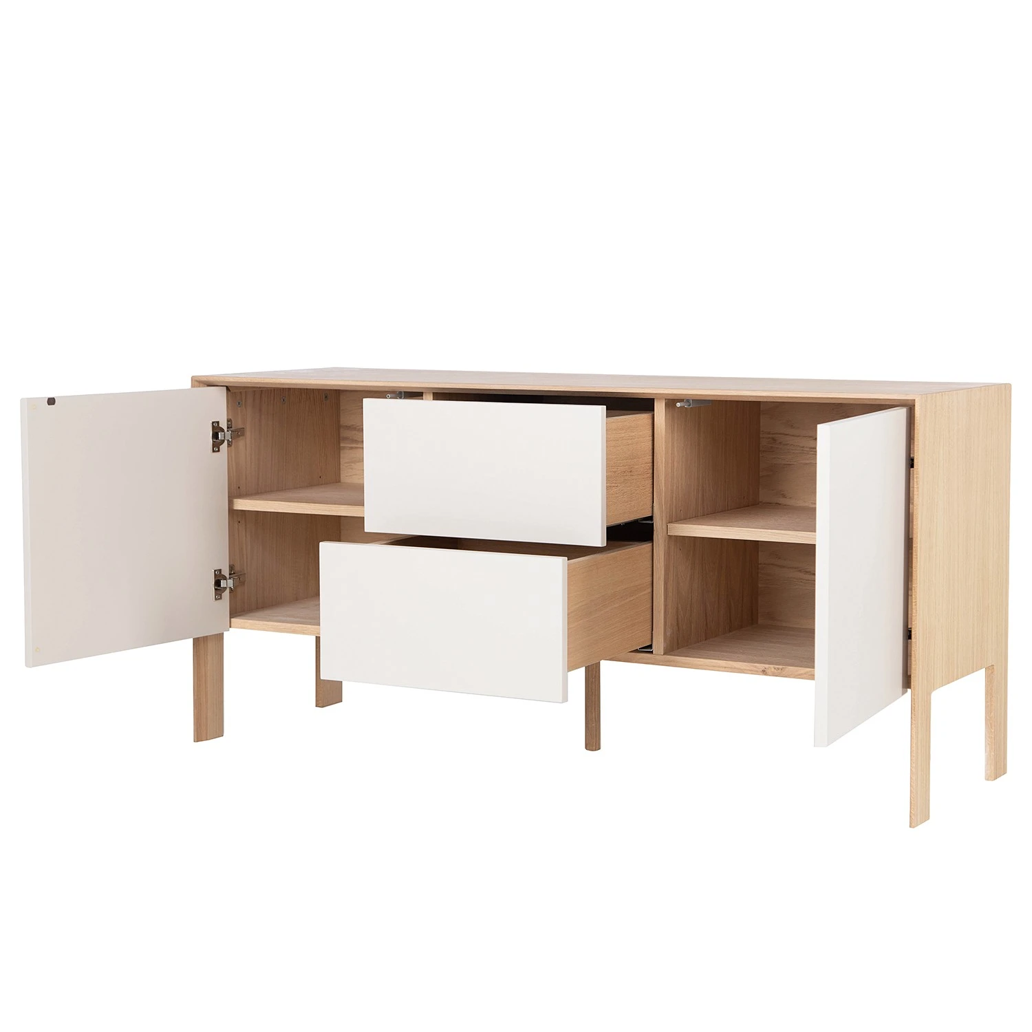 Studio Copenhagen Sideboard Maayka I - Eiche teilmassiv - Mushroom Creme / Eiche Hell 9 Studio Copenhagen Sideboard Maayka I - Eiche teilmassiv - Mushroom Creme / Eiche Hell – Bild 9