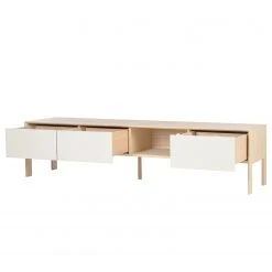 Studio Copenhagen TV-Lowboard Maayka II - Eiche teilmassiv - Mushroom Creme / Eiche Hell -Wohnzimmermöbel boutique en ligne 1000277385 220729 035 DETAILS P000000001000277385