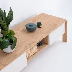 Studio Copenhagen TV-Lowboard Maayka I - Eiche teilmassiv - Mushroom Creme / Eiche Hell -Wohnzimmermöbel boutique en ligne 1000277386 211012 153649000110 DETAILS P000000001000277386