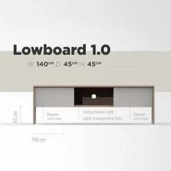 Studio Copenhagen TV-Lowboard Maayka I - Eiche teilmassiv - Mushroom Creme / Eiche Hell -Wohnzimmermöbel boutique en ligne 1000277386 211111 144903000511 SKETCH DETAILS P000000001000277386 sketch