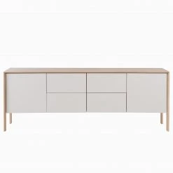 Studio Copenhagen Sideboard Maayka II - Eiche teilmassiv - Mushroom Creme / Eiche Hell -Wohnzimmermöbel boutique en ligne 1000277388 220713 030 DETAILS P000000001000277388