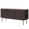 Red Living Sideboard Limes - Eiche massiv / Metall - Eiche Dunkel / Schwarz